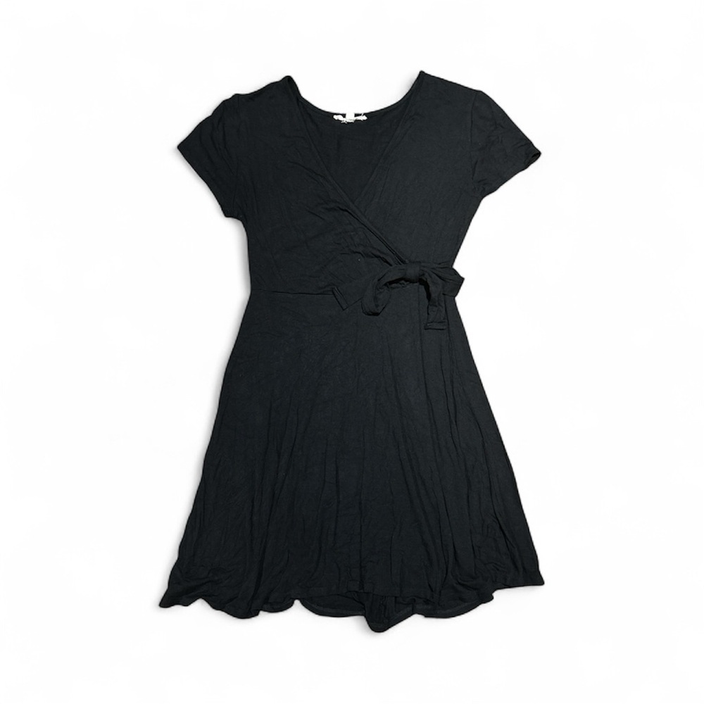 Rolla Coster Faux Wrap Black Dress
